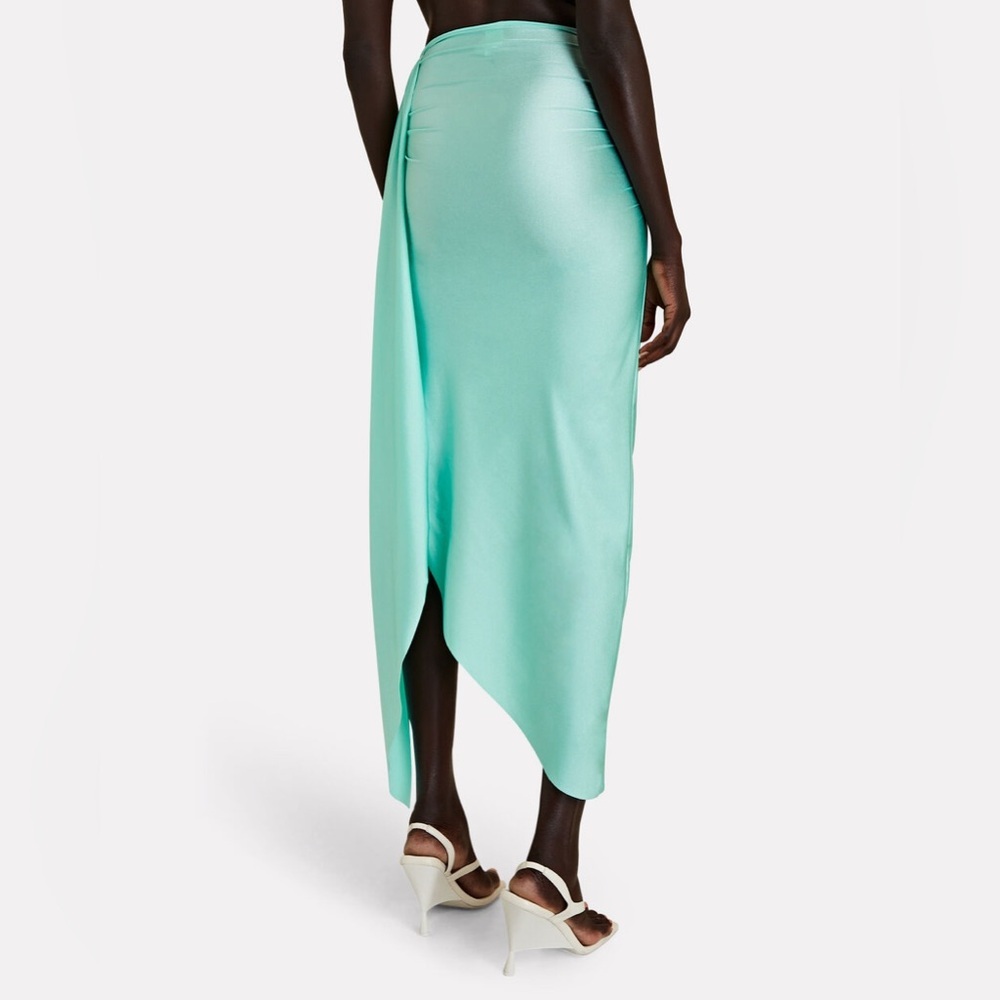 NWT Baobab Swim Jasmin Satin Bikini Pareo swimsuit coverup Rio Blue - Picture 8 of 9
